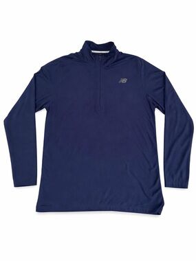 New Balance NB Dry Quarter Zip Pullover Blue Men’s L
